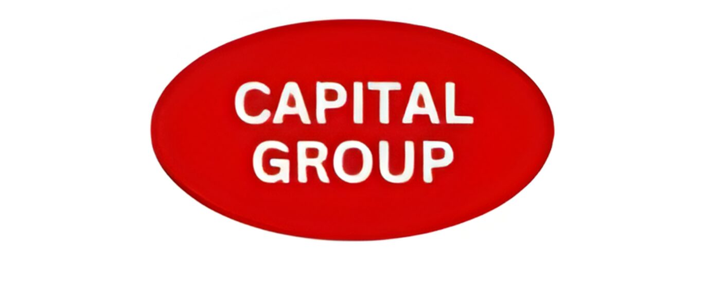 Capital Group company logo in red oval design